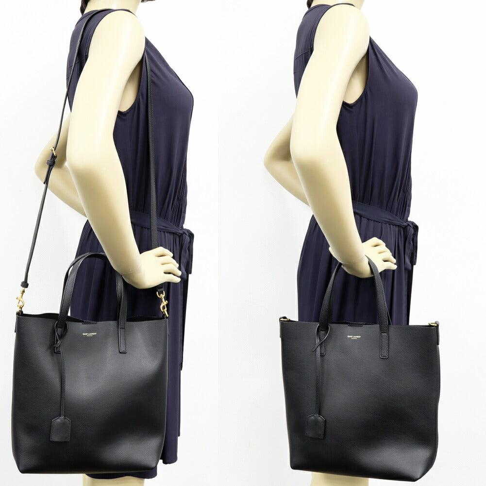 Saint Laurent Toy Shopping Bag Calfskin 2Way Tote Bag