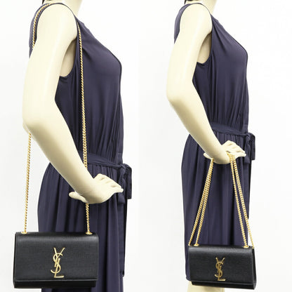 Saint Laurent Kate Grained Calfskin 2Way Shoulder Bag