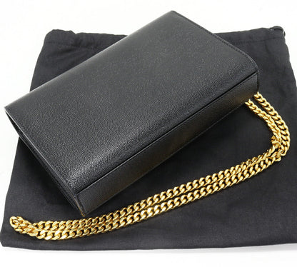 Saint Laurent Kate Grained Calfskin 2Way Shoulder Bag