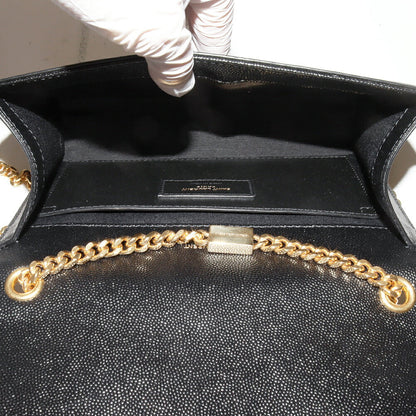 Saint Laurent Kate Grained Calfskin 2Way Shoulder Bag