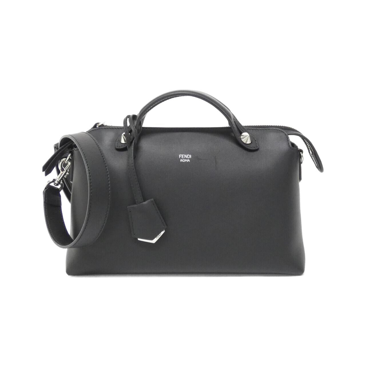 Fendi By The Way Leather Red Handbag Red