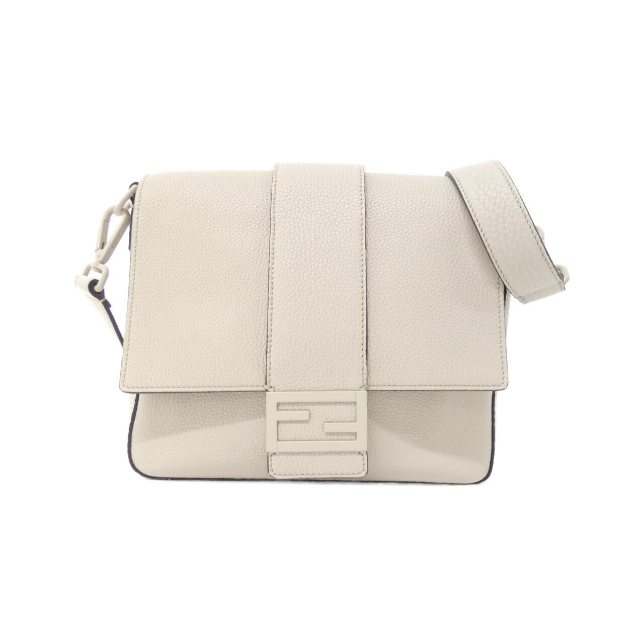 Fendi Baguette Messenger Leather Shoulder Bag