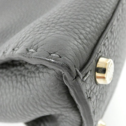 Fendi Baguette Canvas Red Shoulder Bag Style 55