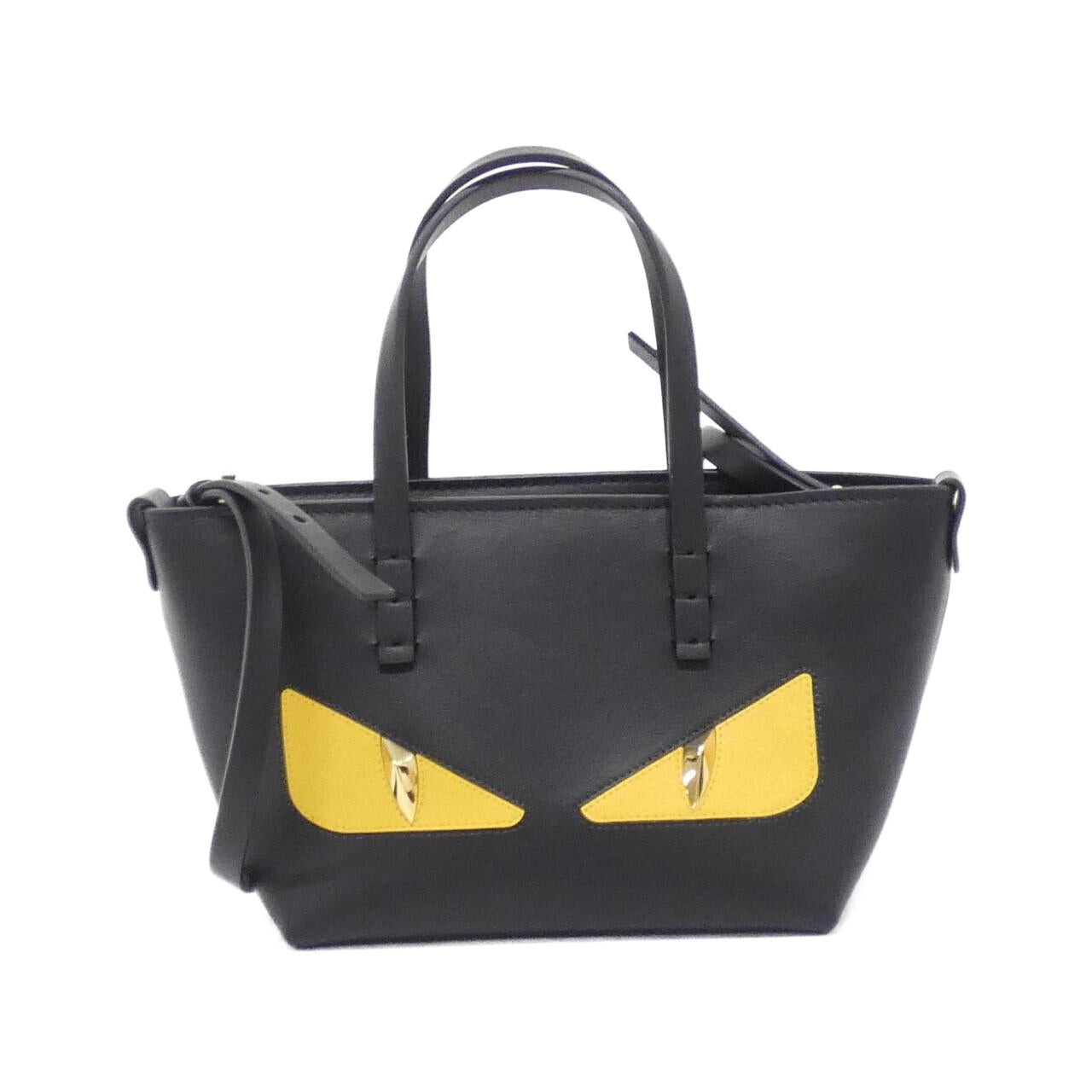 Fendi Bag Bugs Roll Mini Calf Shoulder Bag
