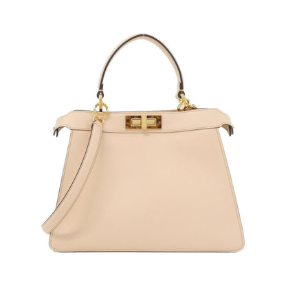Fendi Peekaboo Leather Red Handbag Style 25