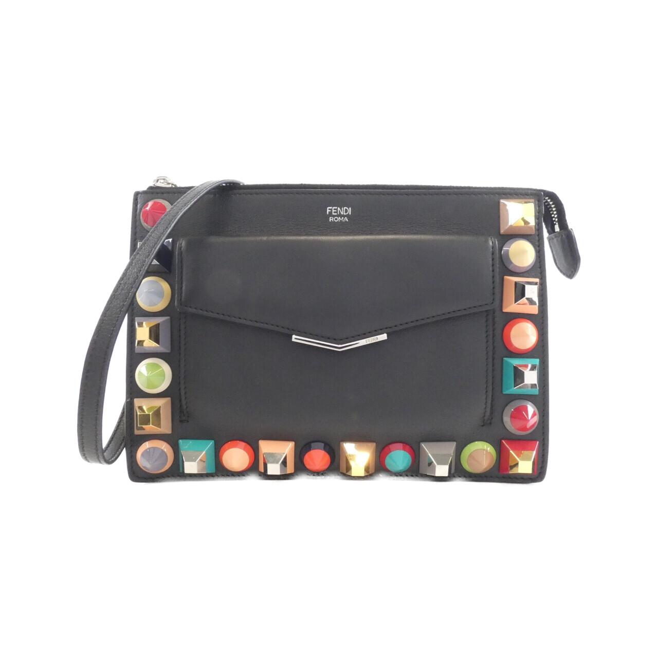 Fendi Luxury Leather Red Shoulder Bag Style 2