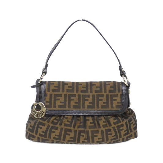 Fendi Luxury Canvas Red Shoulder Bag Style 42