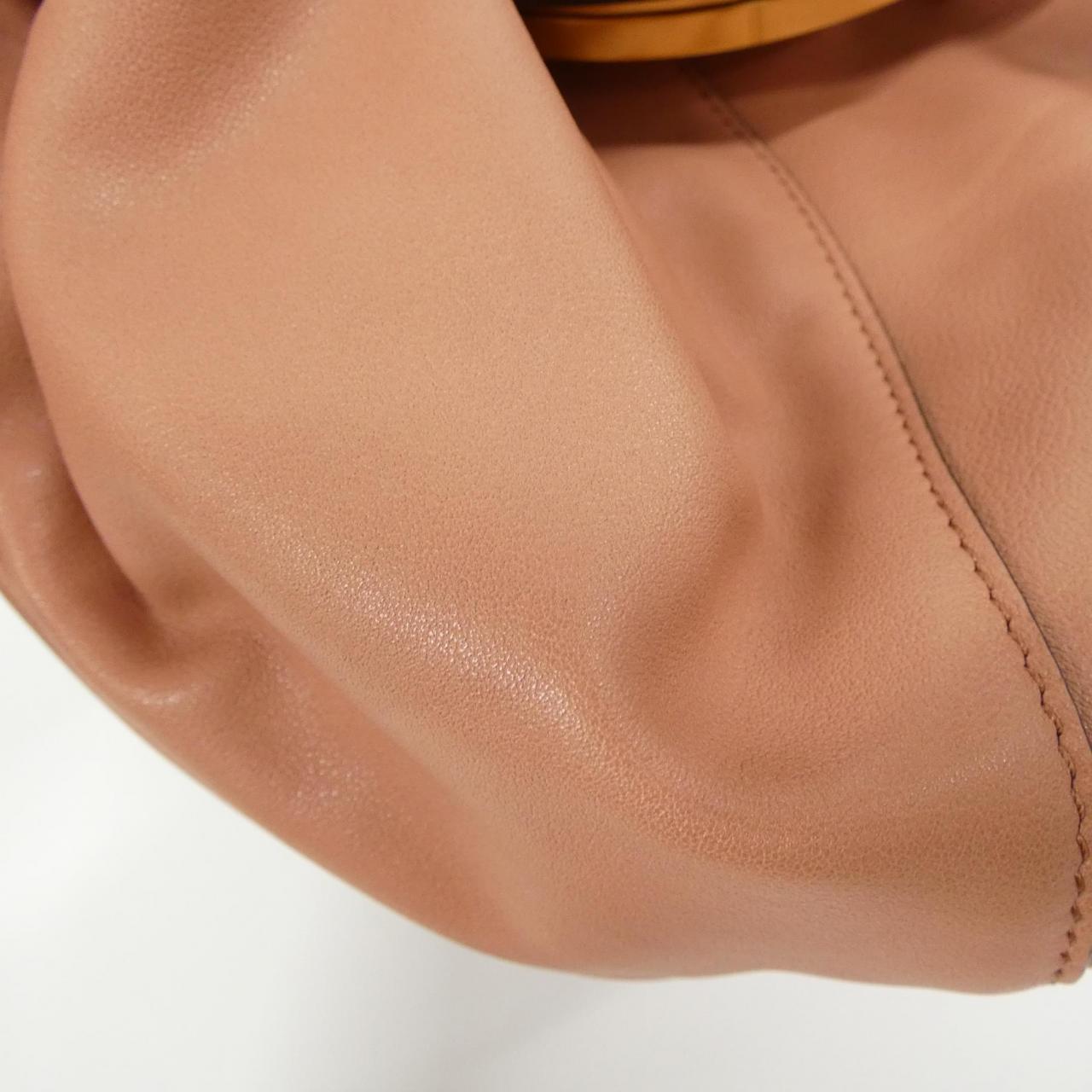 Fendi FF Logo Leather 2Way Bag