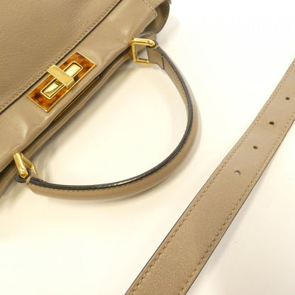 Fendi Peekaboo Leather Red Handbag Style 11
