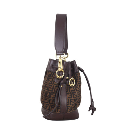 Fendi Mon Tresor Suede Mini Bucket Bag