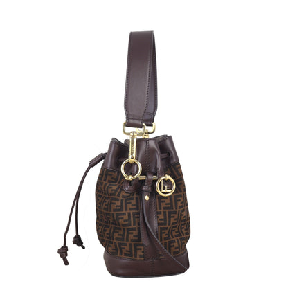 Fendi Mon Tresor Suede Mini Bucket Bag