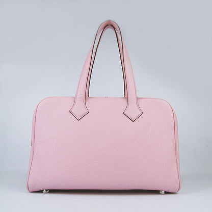 Luxury Hermes Togo Leather Handbag Pink