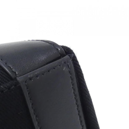 Saint Laurent Rive Gauche Bowling Tote Canvas Leather Tote Bag