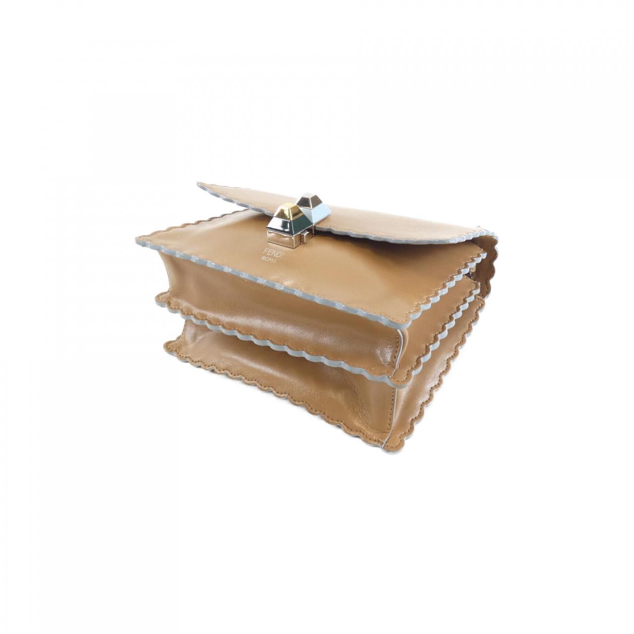 Fendi Peekaboo Leather 2Way Handbag