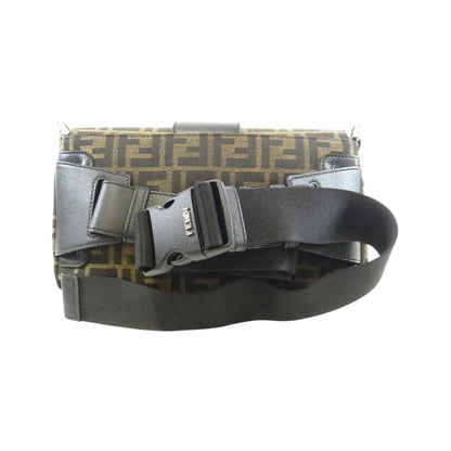 Fendi Baguette Canvas Calf Waist Bag