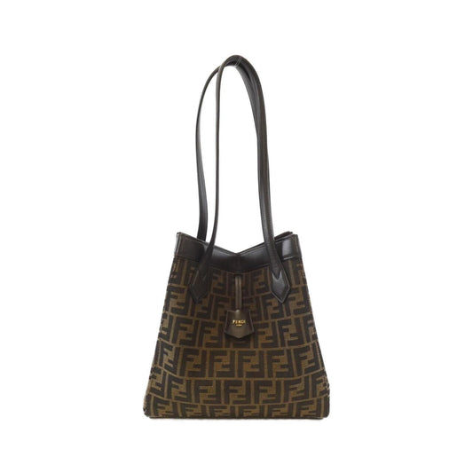 Fendi Luxury Canvas Red Shoulder Bag Style 52