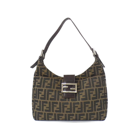 Fendi Luxury Canvas Red Shoulder Bag Style 53