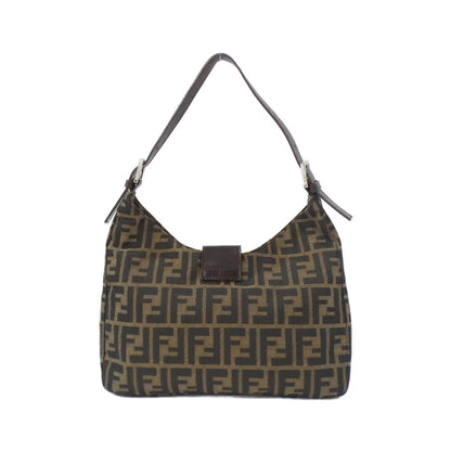 Fendi Luxury Canvas Red Shoulder Bag Style 53
