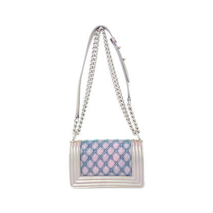 Chanel Boy Chanel PVC Iridescent Patent Calf Shoulder Bag