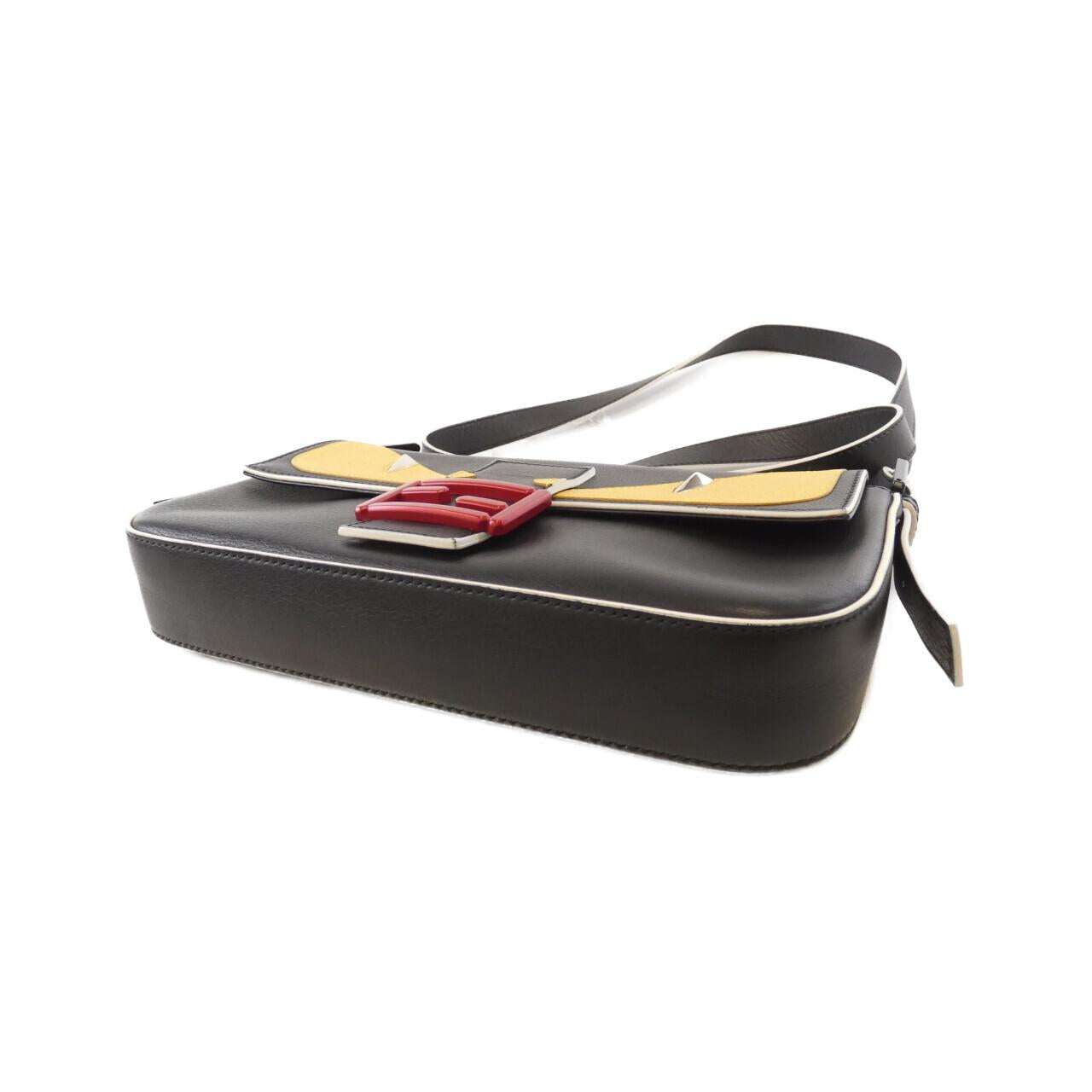 Fendi Bag Bugs Baguette Leather Shoulder Bag