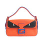 Fendi Baguette Leather Red Shoulder Bag Style 98