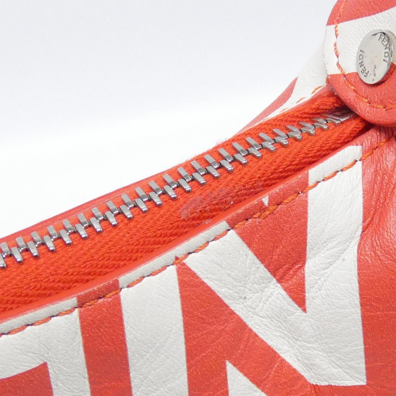 Fendi Peekaboo Leather Red Handbag Style 15