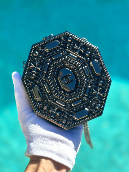 Chanel Luxury Leather Black Clutch Style 5