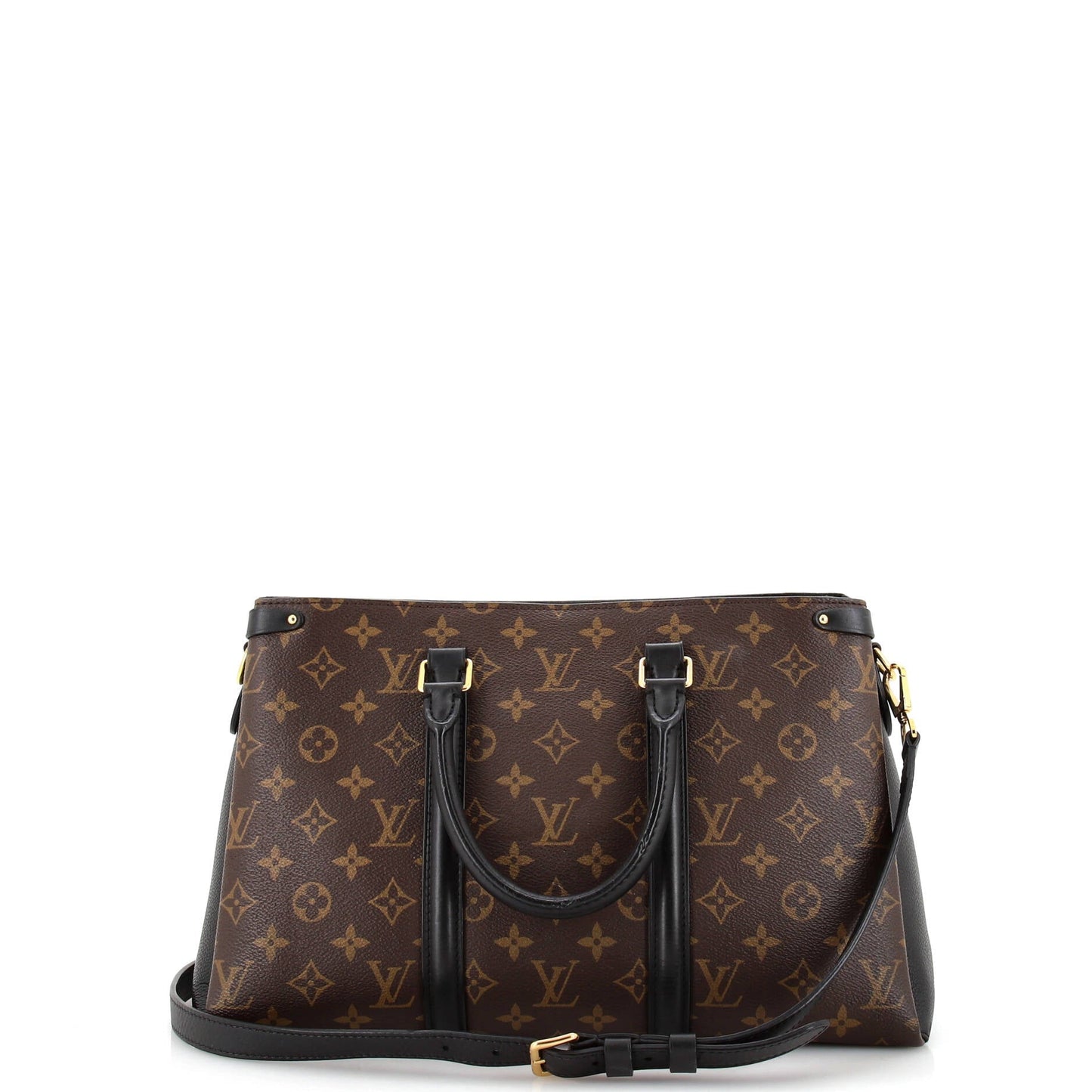 Louis Vuitton Soufflot Tote Monogram Canvas with Leather MM