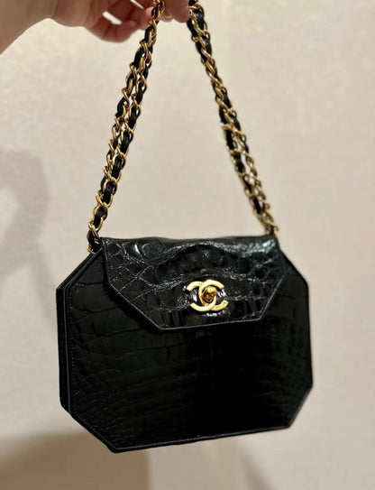 Chanel Timeless Lambskin Gold Shoulder Bag