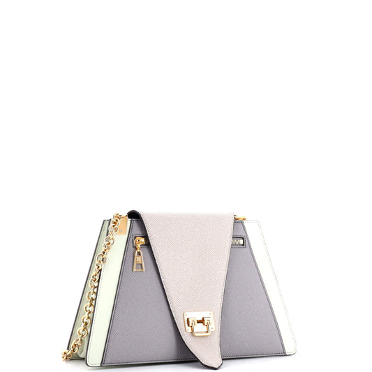Louis Vuitton Trapeze Handbag Calfskin and Taiga Leather
