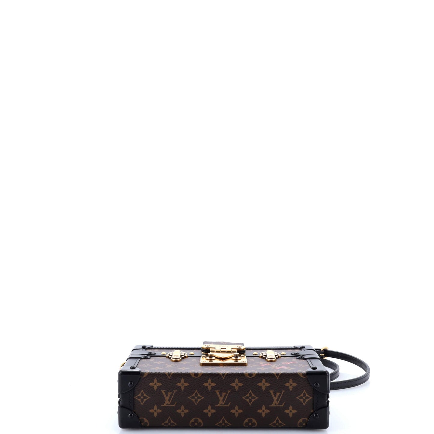 Louis Vuitton Petite Malle Handbag Monogram Canvas