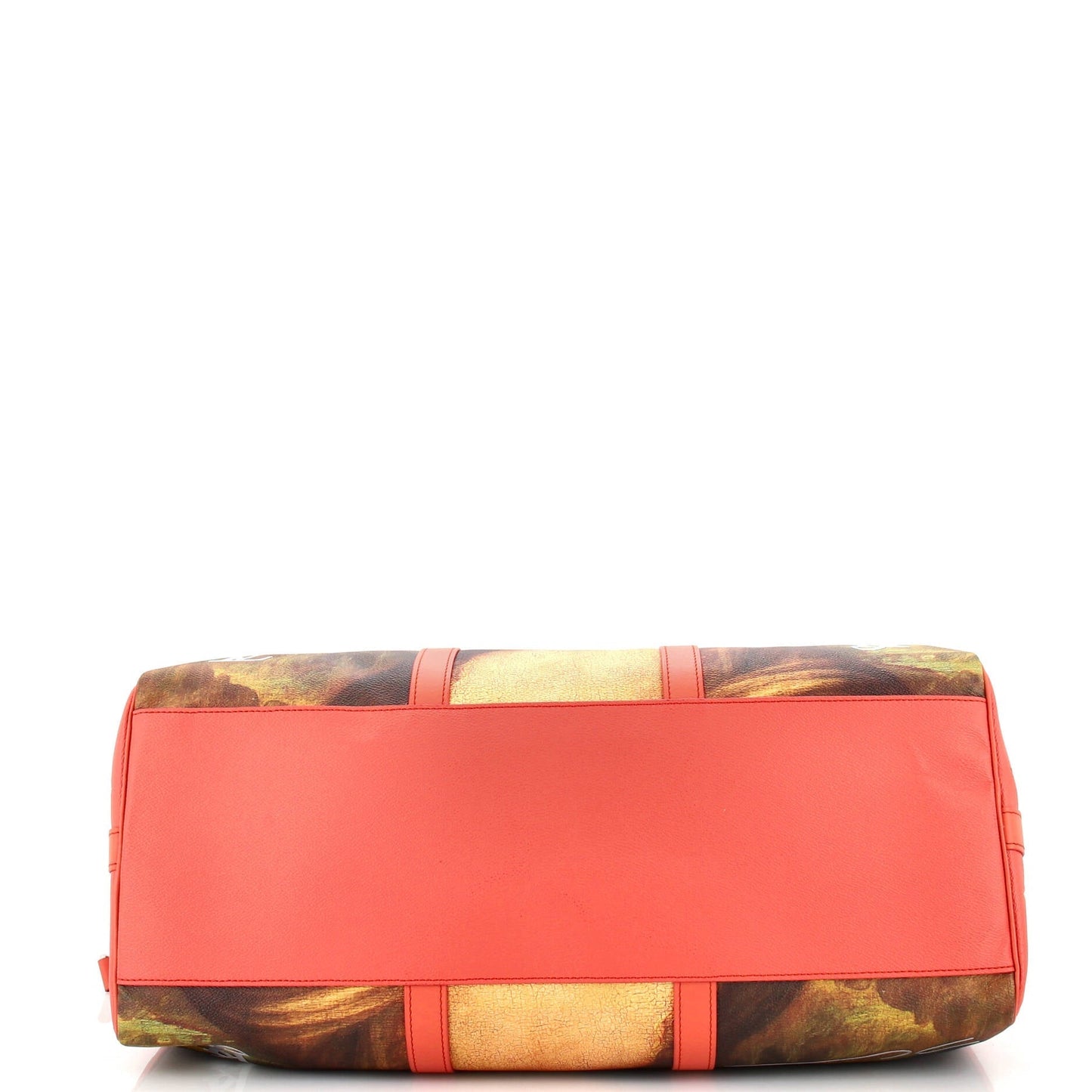 Louis Vuitton Keepall Bandouliere Bag Limited Edition Jeff Koons Da Vinci Print Canvas 50