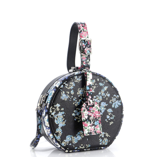 Louis Vuitton Petite Boite Chapeau Bag Floral Printed Leather