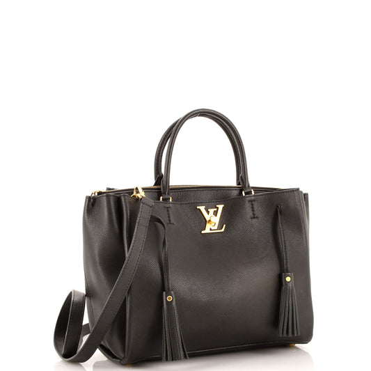 Louis Vuitton Lockmeto Handbag Leather