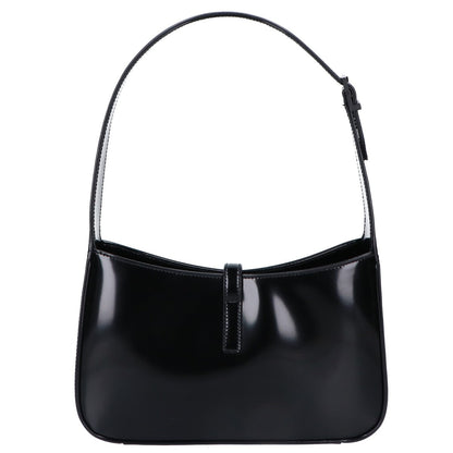 Saint Laurent Paris Le 5 À 7 Patent Leather Shoulder Bag