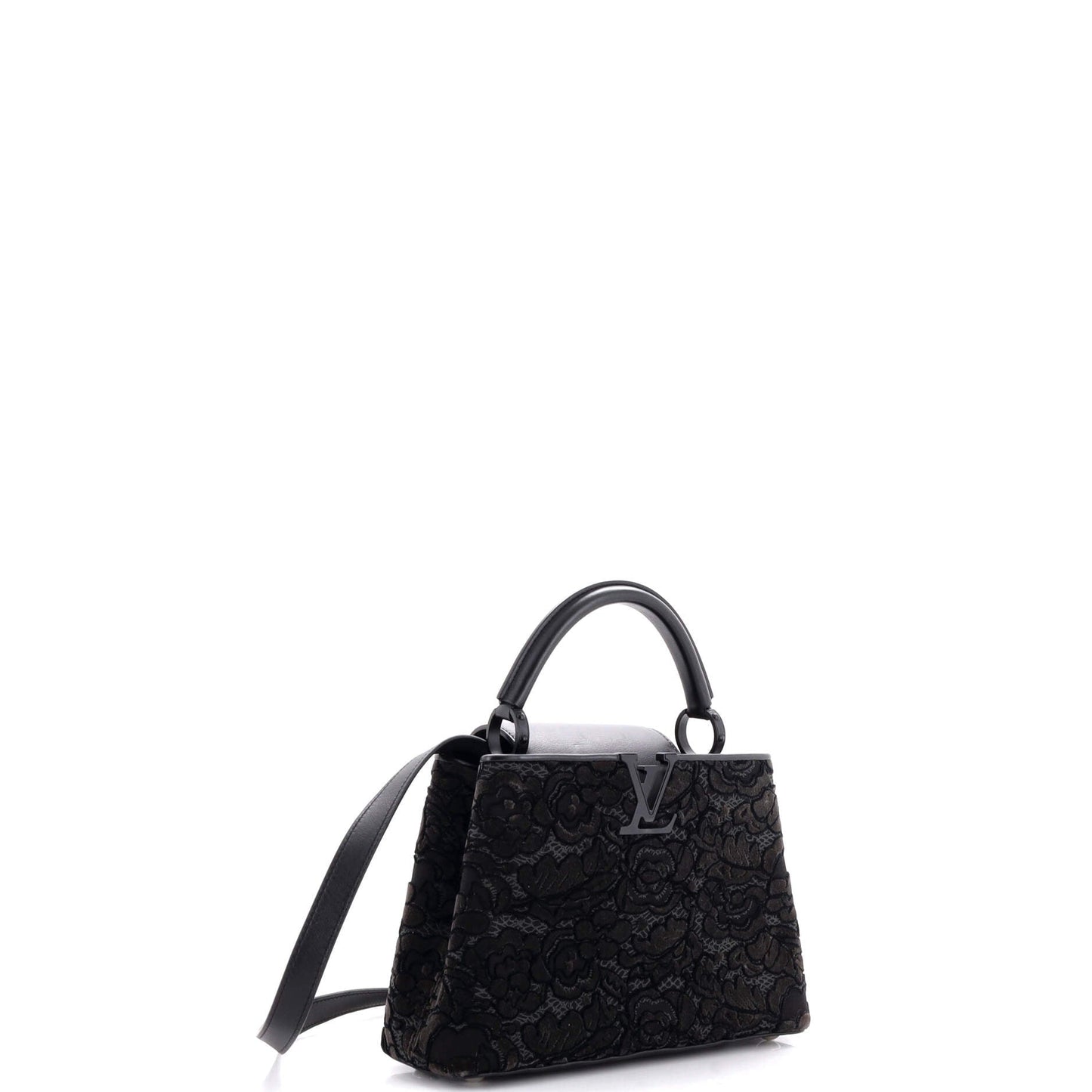 Louis Vuitton Capucines Bag Embroidered Velvet BB