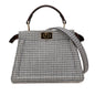 Fendi Peekaboo Iseeu Cotton Leather 2Way Bag