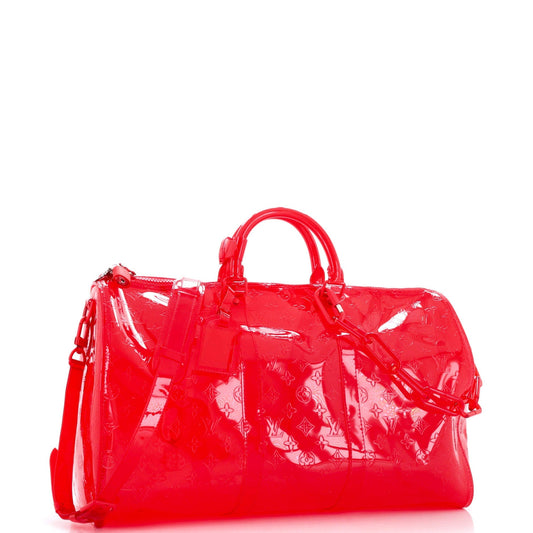 Louis Vuitton Keepall Bandouliere Bag Limited Edition Monogram PVC 50