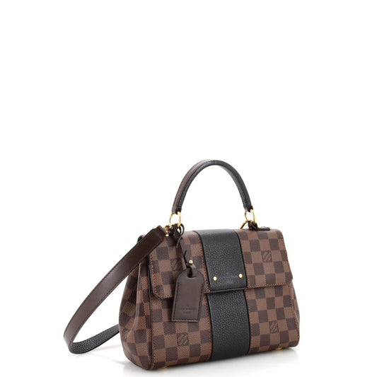 Louis Vuitton Bond Street Handbag Damier with Leather BB