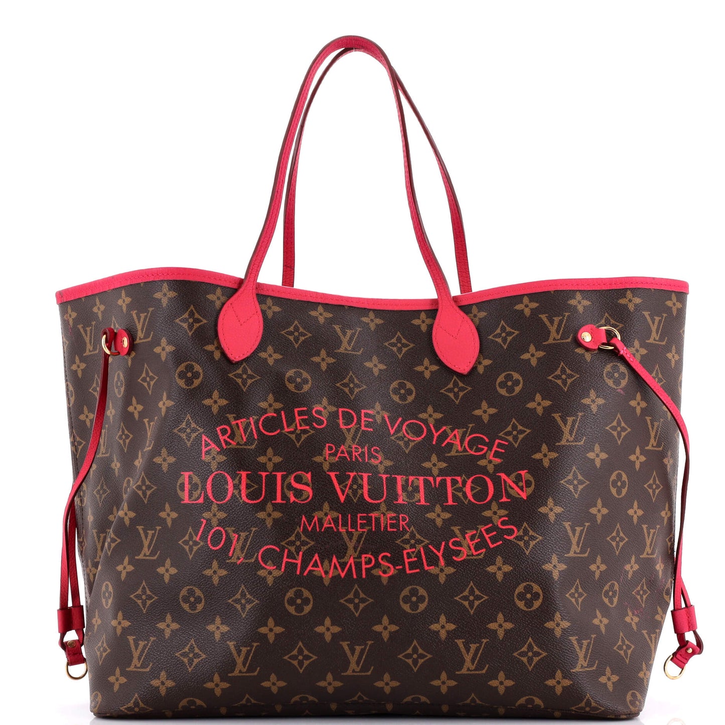 Louis Vuitton Neverfull Tote Limited Edition Ikat Monogram Canvas GM