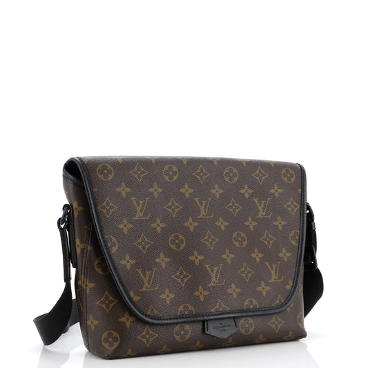 Louis Vuitton Magnetic Messenger Bag Macassar Monogram Canvas