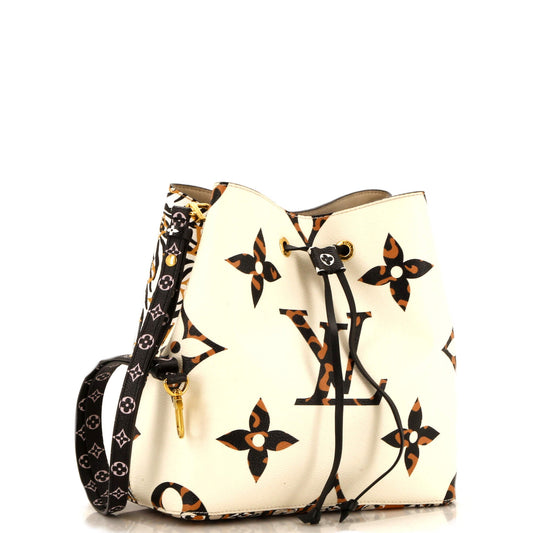 Louis Vuitton NeoNoe Handbag Limited Edition Jungle Monogram Giant