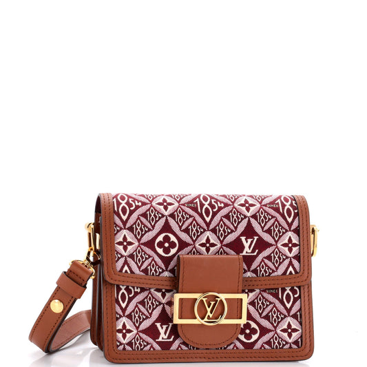 Louis Vuitton Dauphine Shoulder Bag Limited Edition Since 1854 Monogram Jacquard Mini