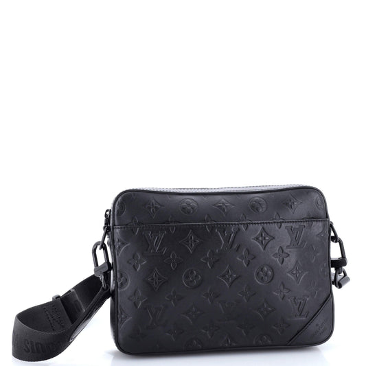Louis Vuitton Duo Messenger Bag Monogram Shadow Leather