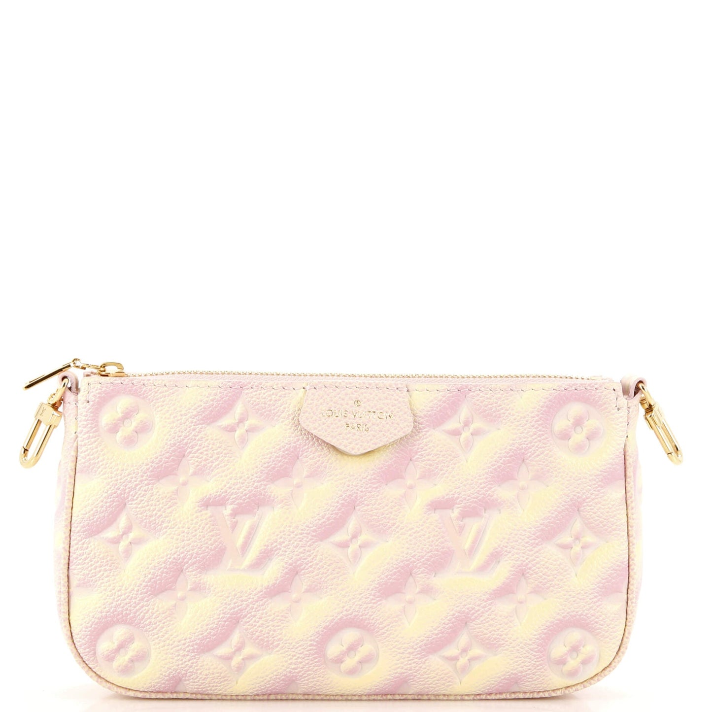 Louis Vuitton Multi Pochette Accessoires Pouch Stardust Monogram Empreinte Leather Small