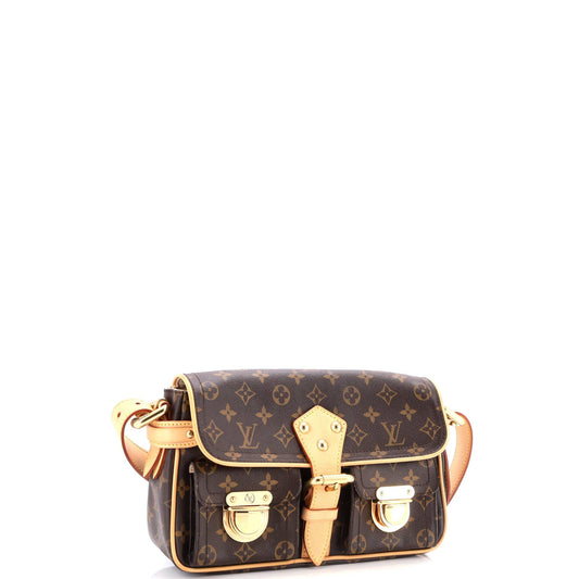 Louis Vuitton Hudson Handbag Monogram Canvas GM