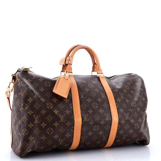 Louis Vuitton Keepall Bandouliere Bag Monogram Canvas 50