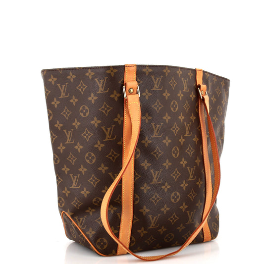 Louis Vuitton Shopping Sac Handbag Monogram Canvas MM