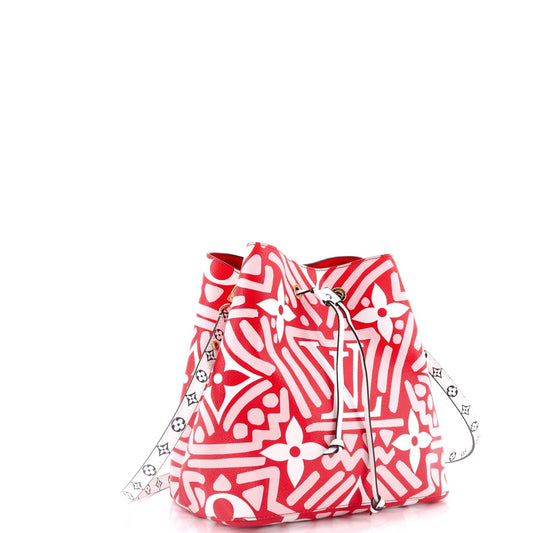 Louis Vuitton NeoNoe Handbag Limited Edition Crafty Monogram Giant MM