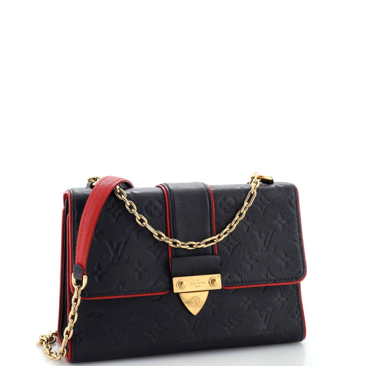 Louis Vuitton Saint Sulpice Handbag Monogram Empreinte Leather PM